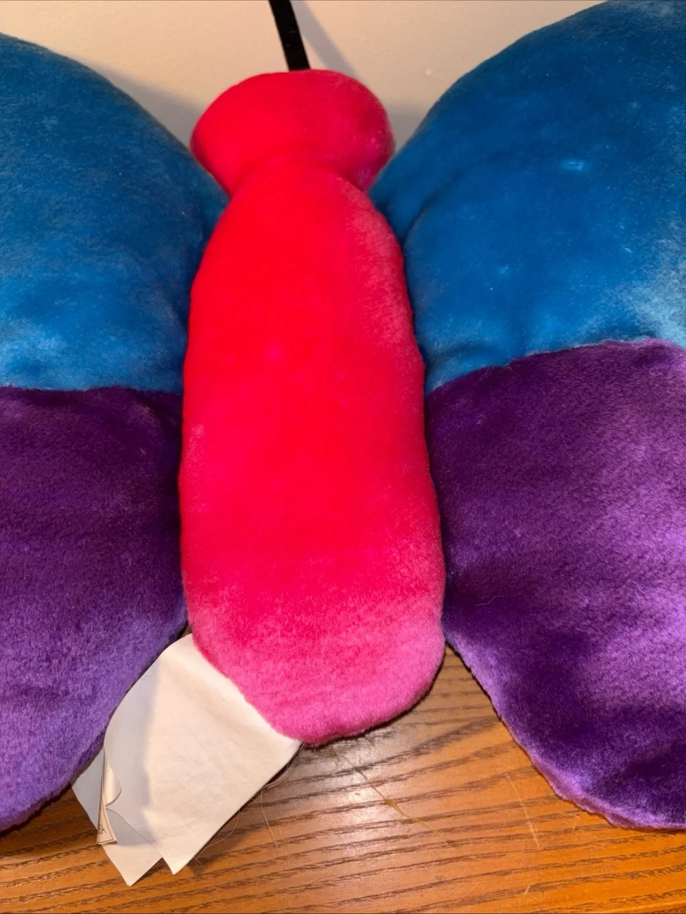 Gund Colorful Butterfly Pillow in Pink, Blue, Purple, Yellow